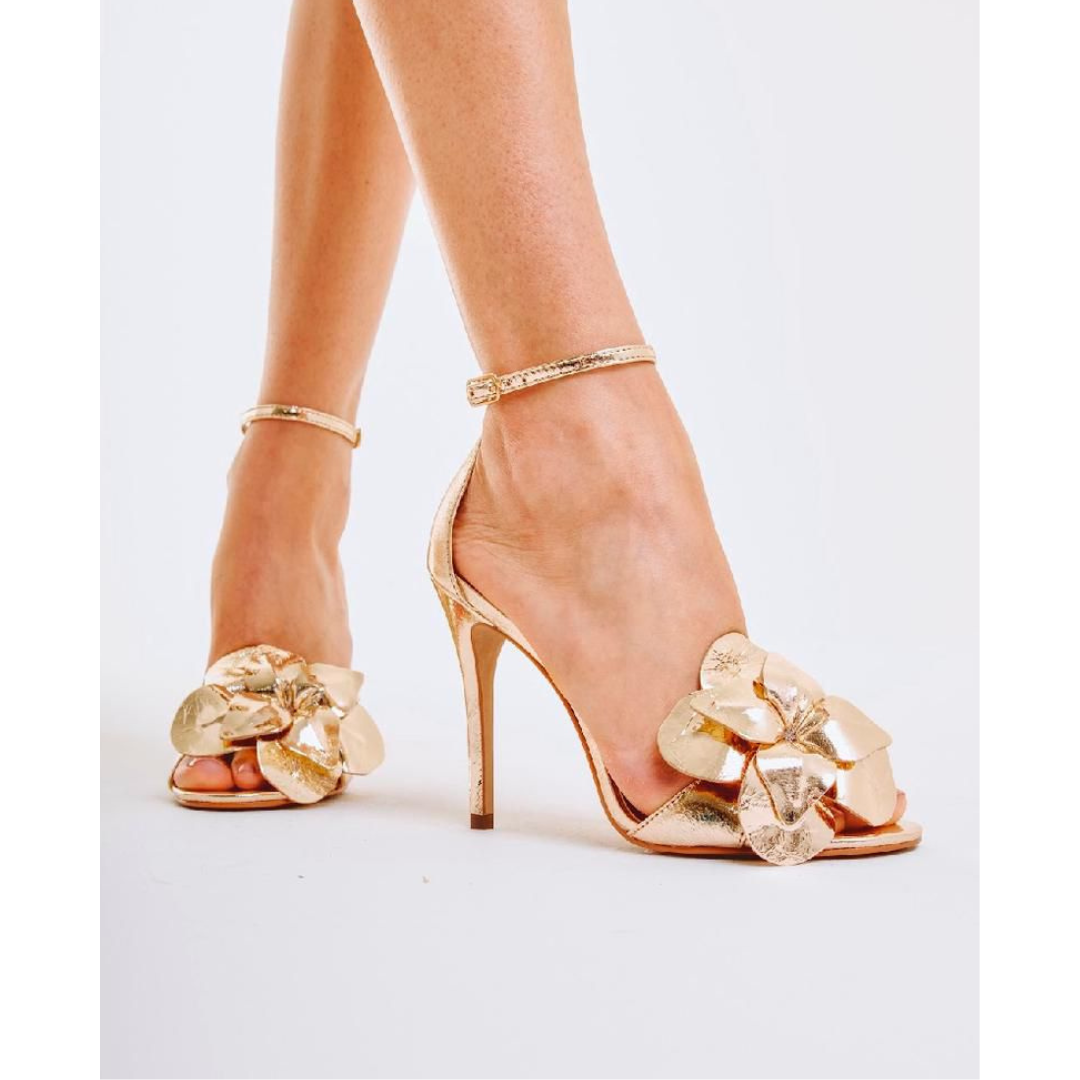 Miami Gold Stilettos